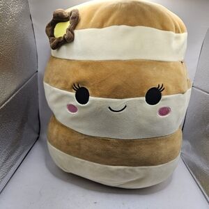 Rayen Pancake 3-Stack w Butter Flower Official Squishmallow Original 12-Inch. 
